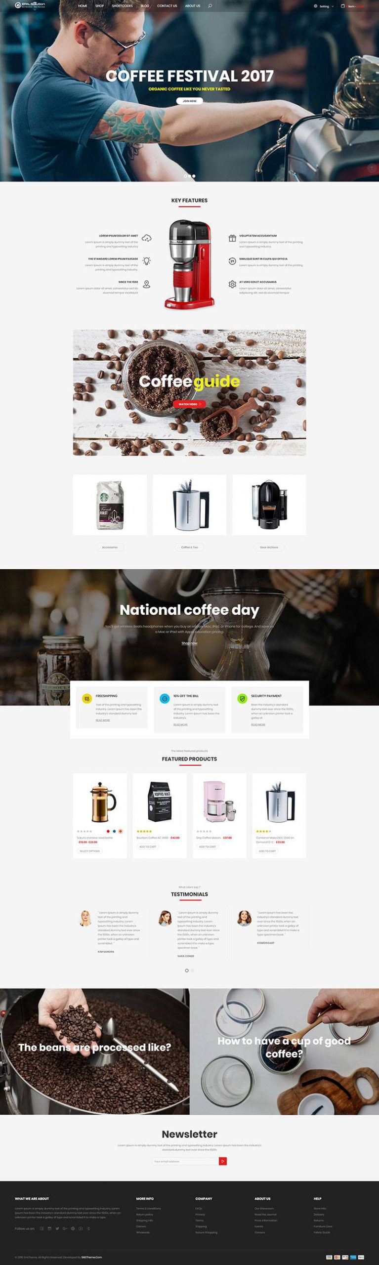 Giao diện website ẩm thực Hadona