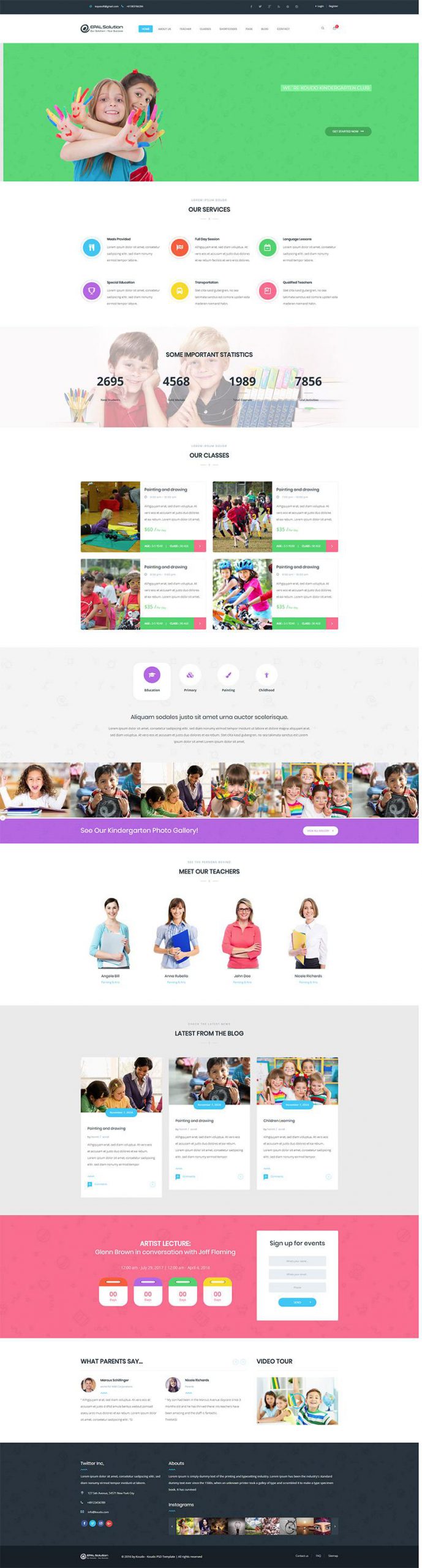 Giao Diện Website Giáo Dục Koudo
