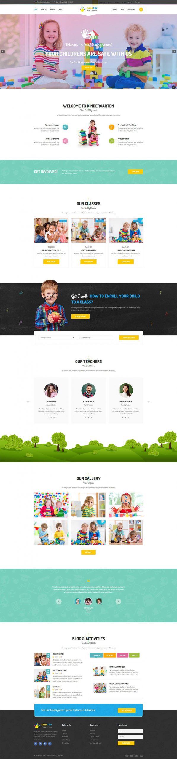 Giao Diện Website Giáo Dục Saratov
