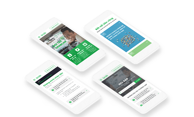 Grab - Giao diện mobile