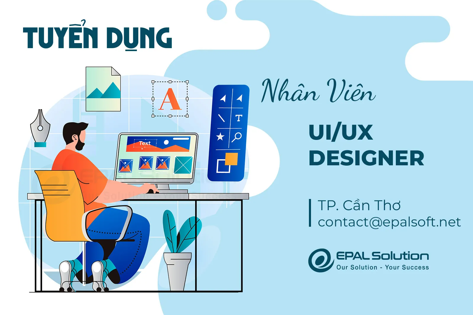 tuyen dung nhan vien ui ux designer tai Can tho