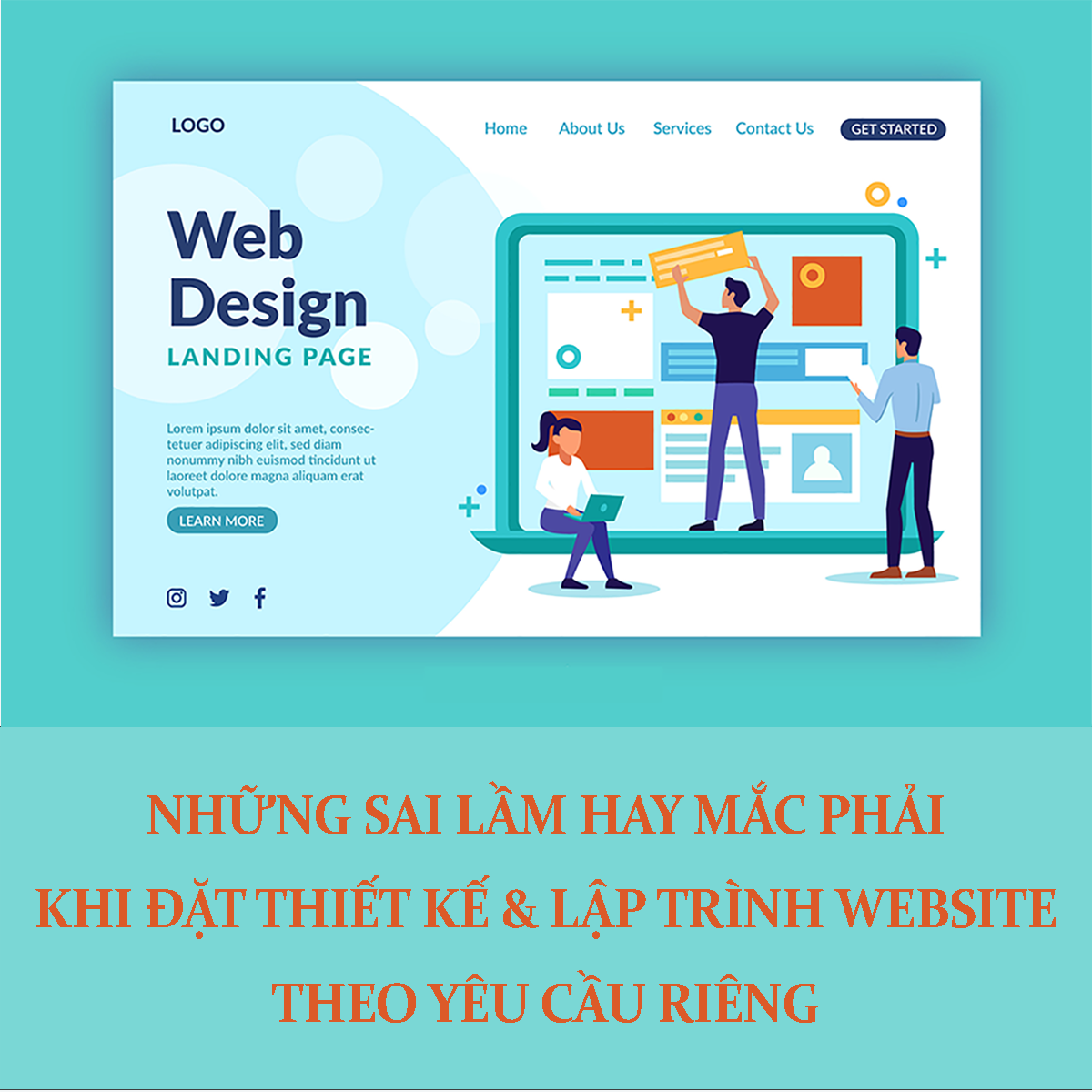 sai lam khi thiet ke website