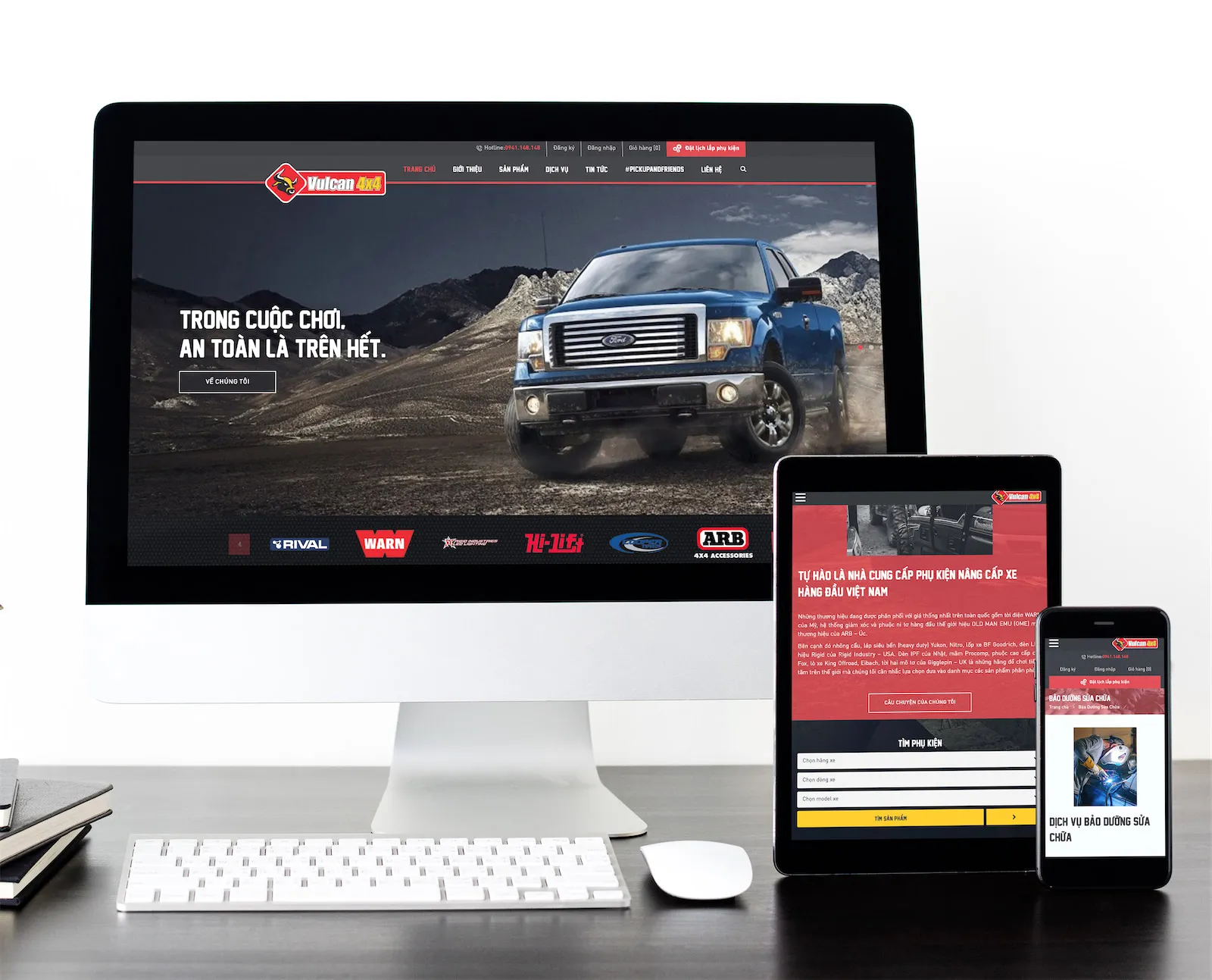 0335 vulcan 4x4 goi thiet ke website ban phu tung xe o to