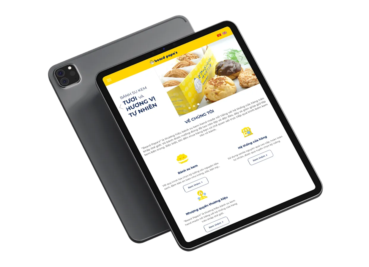 2111 beard papa banner tablet