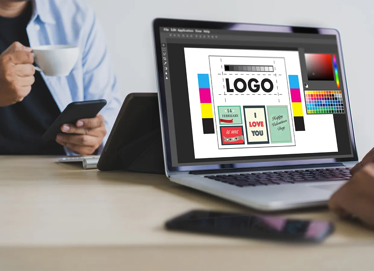 thiet ke branding nhan din thuong hieu